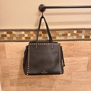 Valentino Black Studded Women's Bag